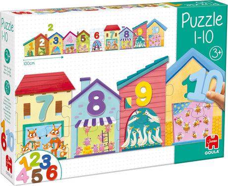 Goula jumbo - - puzzle de comptage 1-10 - puzzle pour enfants