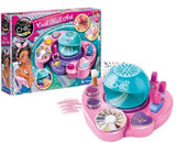 Clementoni crazy chic - nail studio - vernis à ongles enfant avec lampe séchante - 12 pièces - à partir de 12 ans