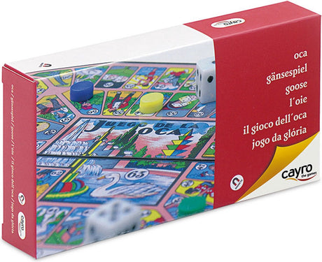 Geronimo games cayro - plateau d'oie - version voyage magnétique - jeu de société - 2-4 joueurs - à partir de 5 ans