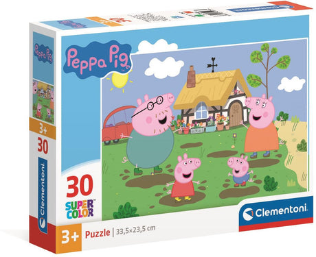 Clementoni puzzle peppa pig, 30 pièces.