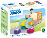 Playmobil junior : camion poubelle à pousser et saisir - 71774