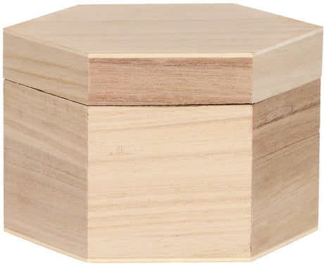 Décorez votre propre boîte hexagone