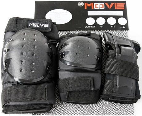 Move protection set - 3-pack SR basic - ensemble de trois pièces avec protège-poignets, coudes et genoux