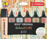 Stabilo Boss Naturecolors Penny Markers, 6e.