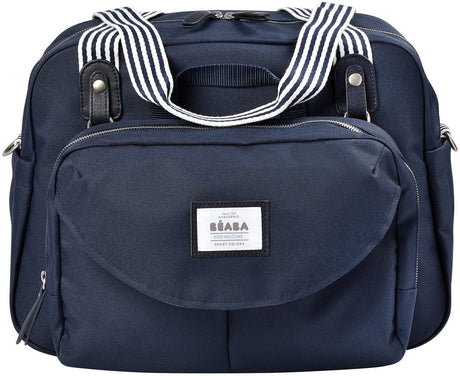 Béaba geneve - sac à langer - sac chambre d'enfant - style modulable - grande capacité - incluant sac à lunch isotherme matelas à langer - bleu