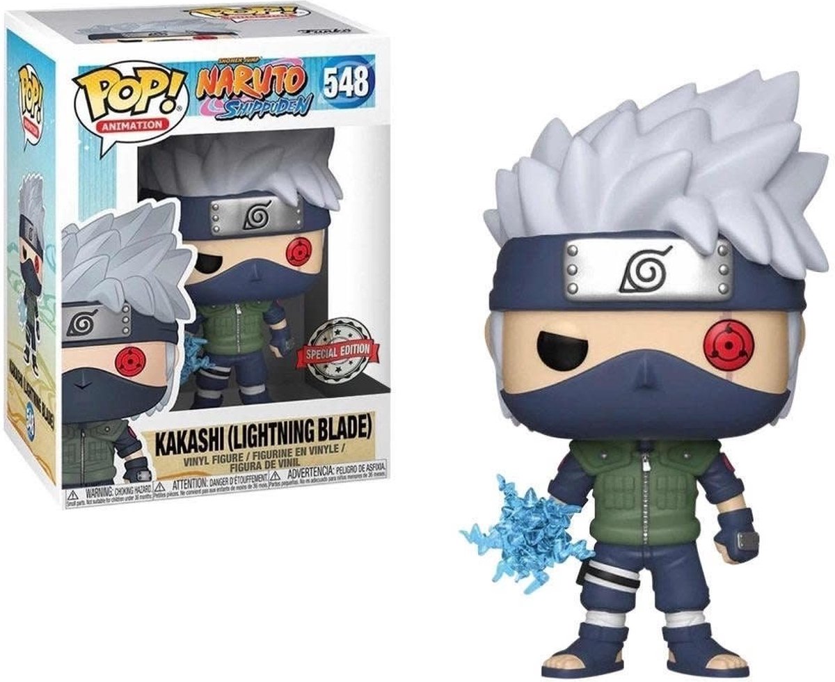 Funko-pop ! animation : naruto - kakashi (lame de foudre) - exclusivité américaine fra