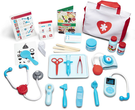 Melissa Doug - doctor play set - 25 pieces - including storage bag