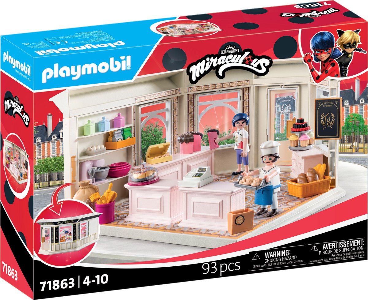 Playmobil Miraculous : Boulangerie Française 71863