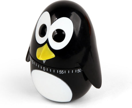 Minuteur de cuisine Kikkerland - en forme de pingouin - Minuterie de 60 minutes - Accessoires de cuisine