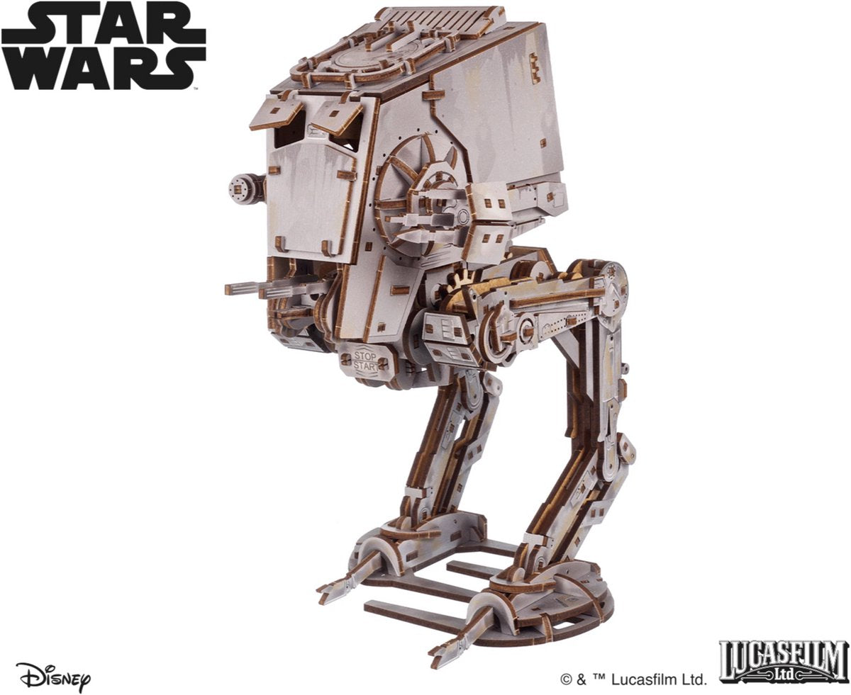 Ugears modélisme 3D - at-st walker - star wars - kit de construction mécanique bois - jouets éducatifs