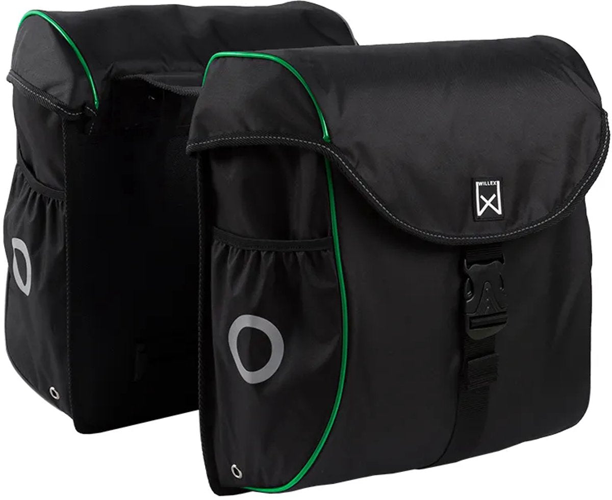 Willex - sac à bagages série 300 - 38 litres - noir vert - léger