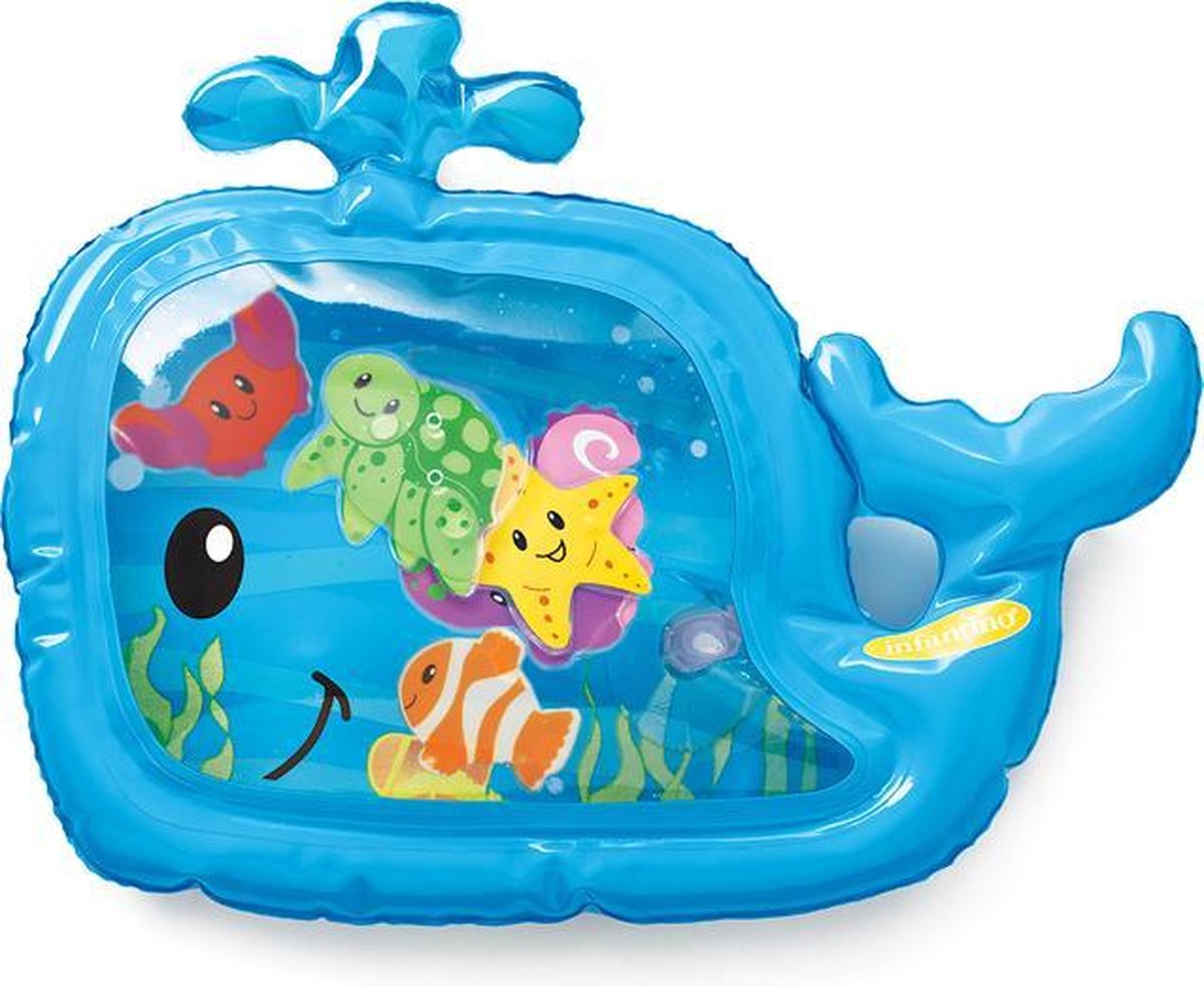 Infantino - tapis de jeu aquatique sur le ventre - tapis de jeu pour bébé