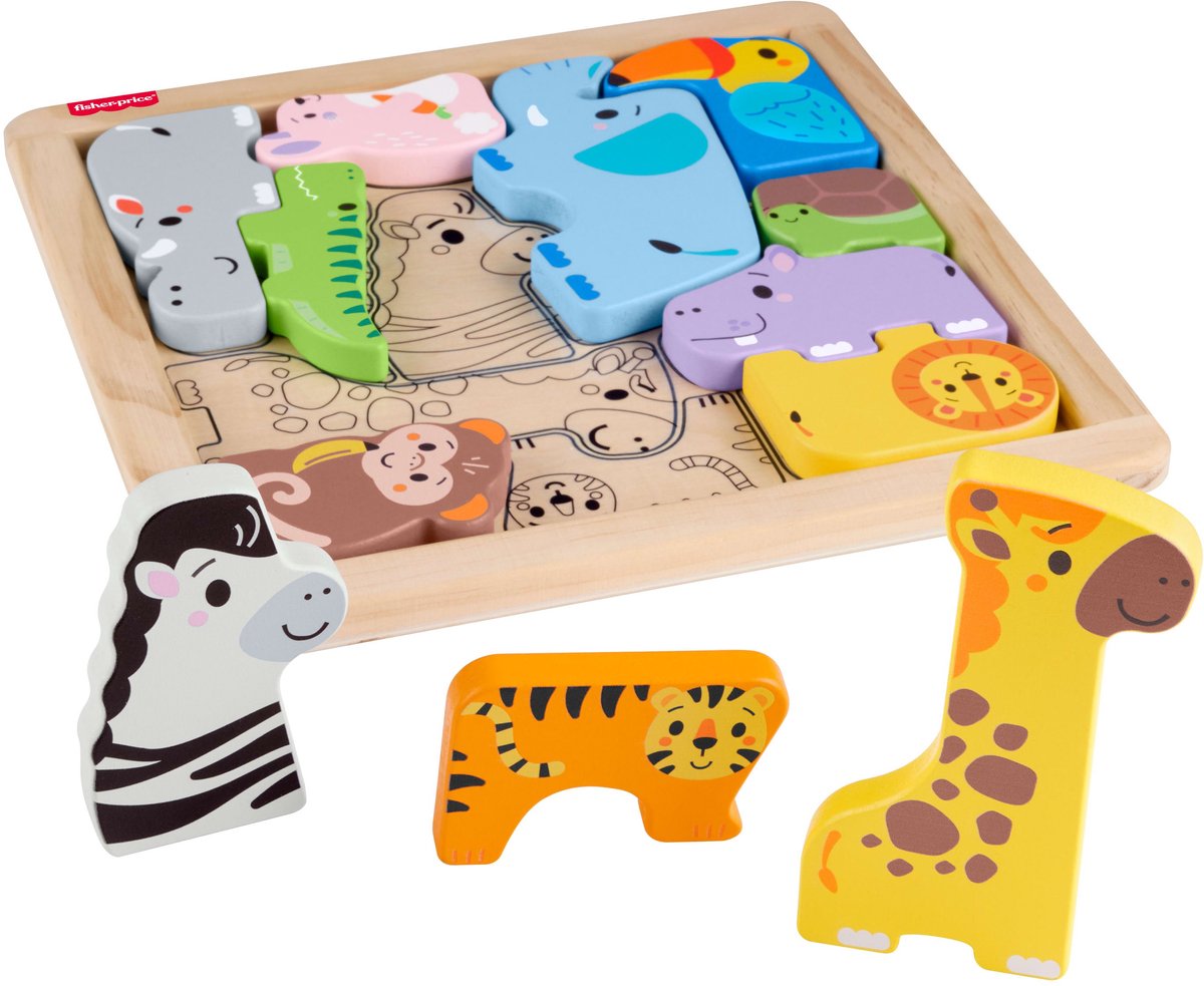 Puzzle animaux en bois Fisher-Price