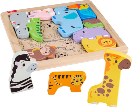 Puzzle animaux en bois Fisher-Price