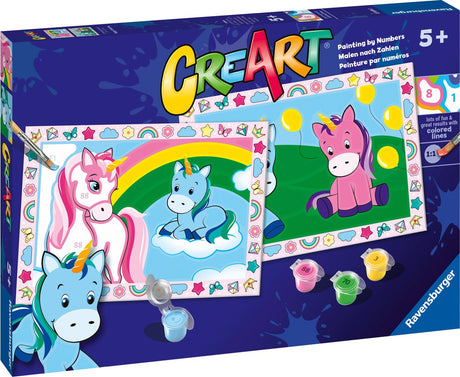 Ravensburger Creart Painting au numéro - Blije Unicorns