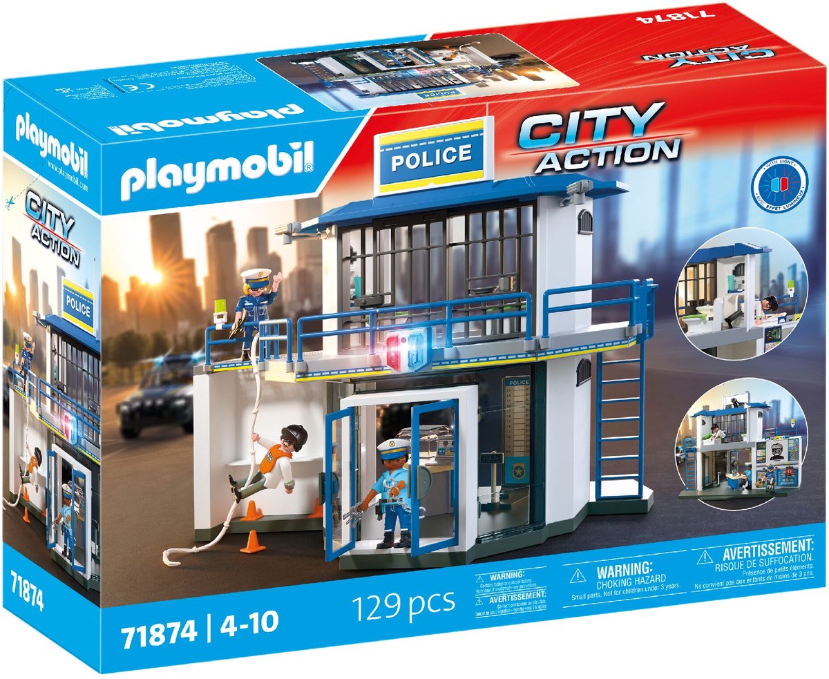 Playmobil 71874 Commissariat avec salle d'enquête