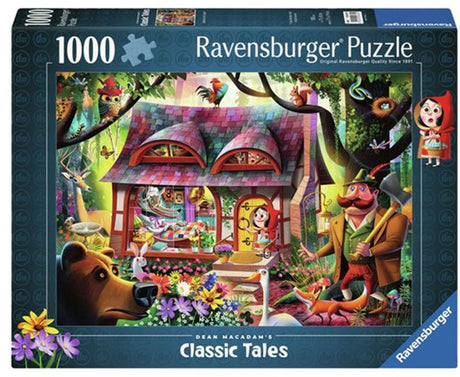 Ravensburger Juice Puzzle Little Red Riding Hood et De Wolf, 1000st.