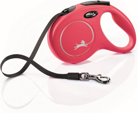 Flexi products ligne rétractable nouveau pneu classique rouge m 5 mètres jusqu'à 25kg