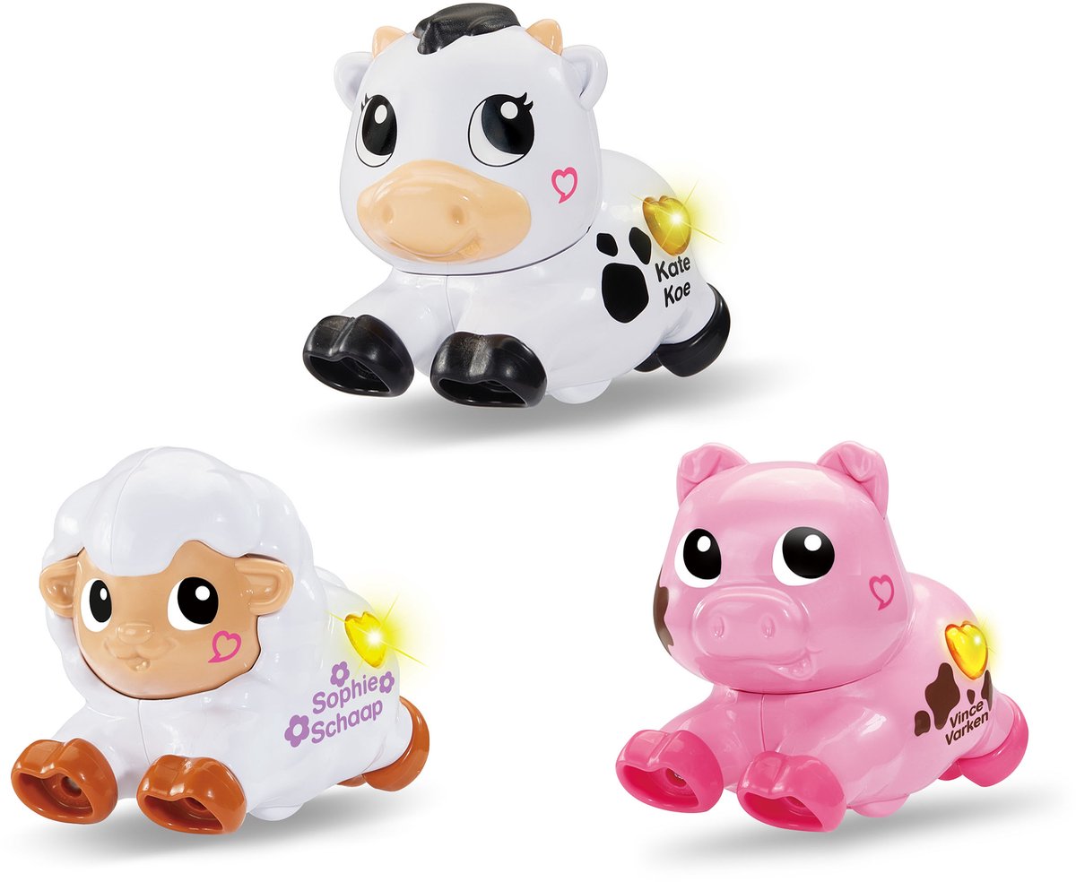 Vtech rôle friands d'animaux trio packaging sophie, vince kate
