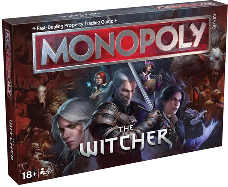 Mouvements gagnants du Monopoly - jeu de société - The Witcher - Anglais
