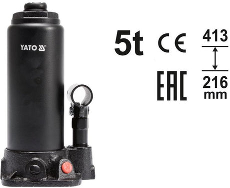 Cric bouteille hydraulique Yato 5 tonnes yt-17002