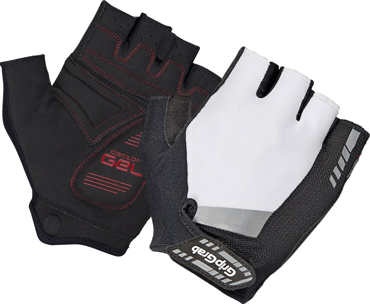 Gripgrab - gants de cyclisme d'été à doigts courts rembourrés en supergel gants de cyclisme avec rembourrage - blanc - unisexe - taille xxl