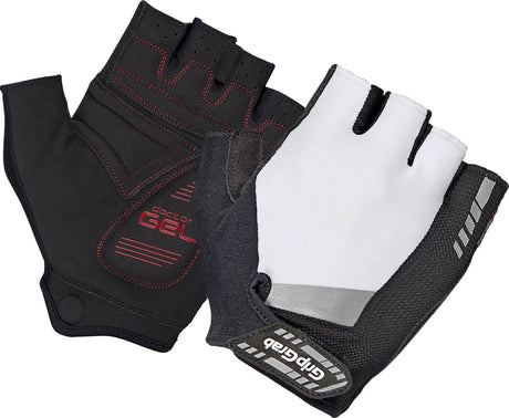 Gripgrab - gants de cyclisme d'été à doigts courts rembourrés en supergel gants de cyclisme avec rembourrage - blanc - unisexe - taille xxl