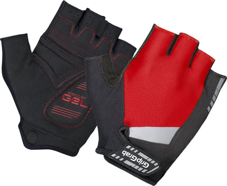 Gripgrab - gants de cyclisme d'été à doigts courts rembourrés en supergel gants de cyclisme avec rembourrage - rouge - unisexe - taille xxl