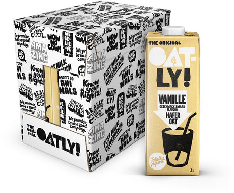 Ouah ! boisson à l'avoine vanille - 6 pièces - (6l) - lait végétal longue conservation - vanille - pack économique