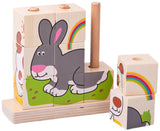 Blocs à empiler pour animaux de compagnie Bigjigs.