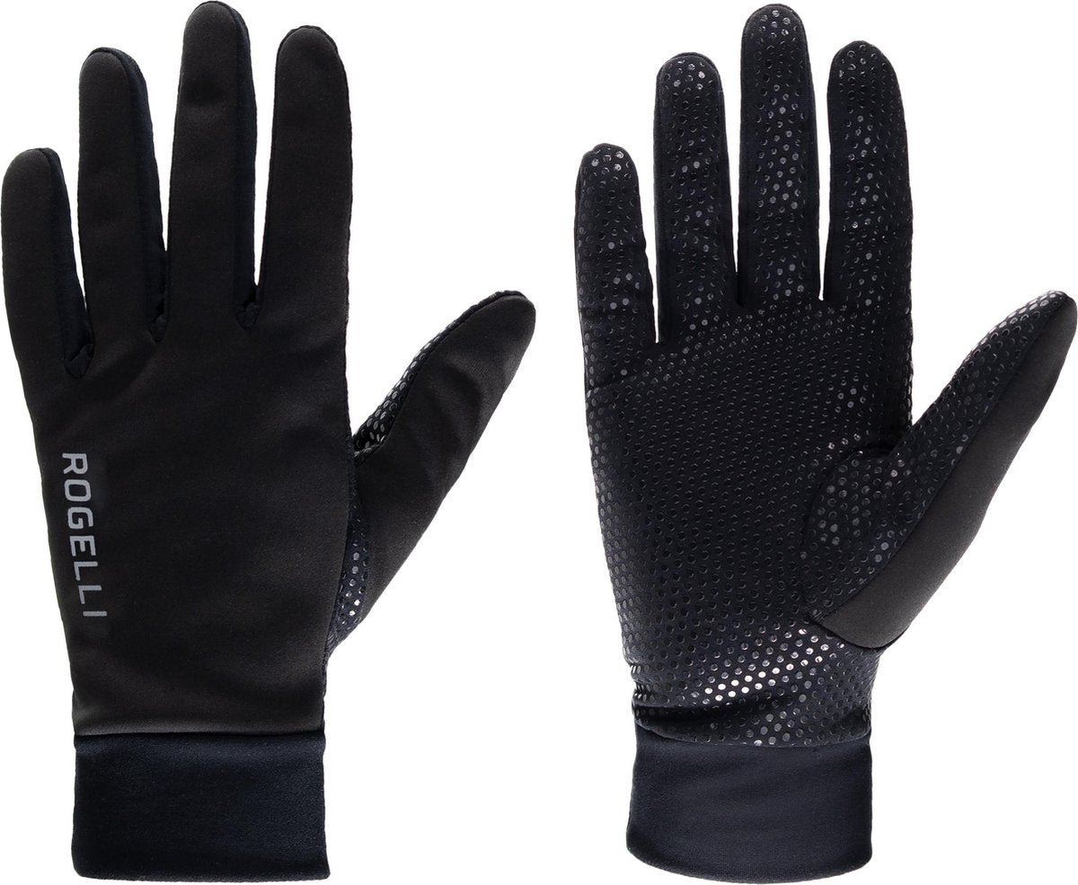 Rogelli laval fietshandschoenen dames - winddichte wielrenhandschoenen - ademend - zwart - maat xs
