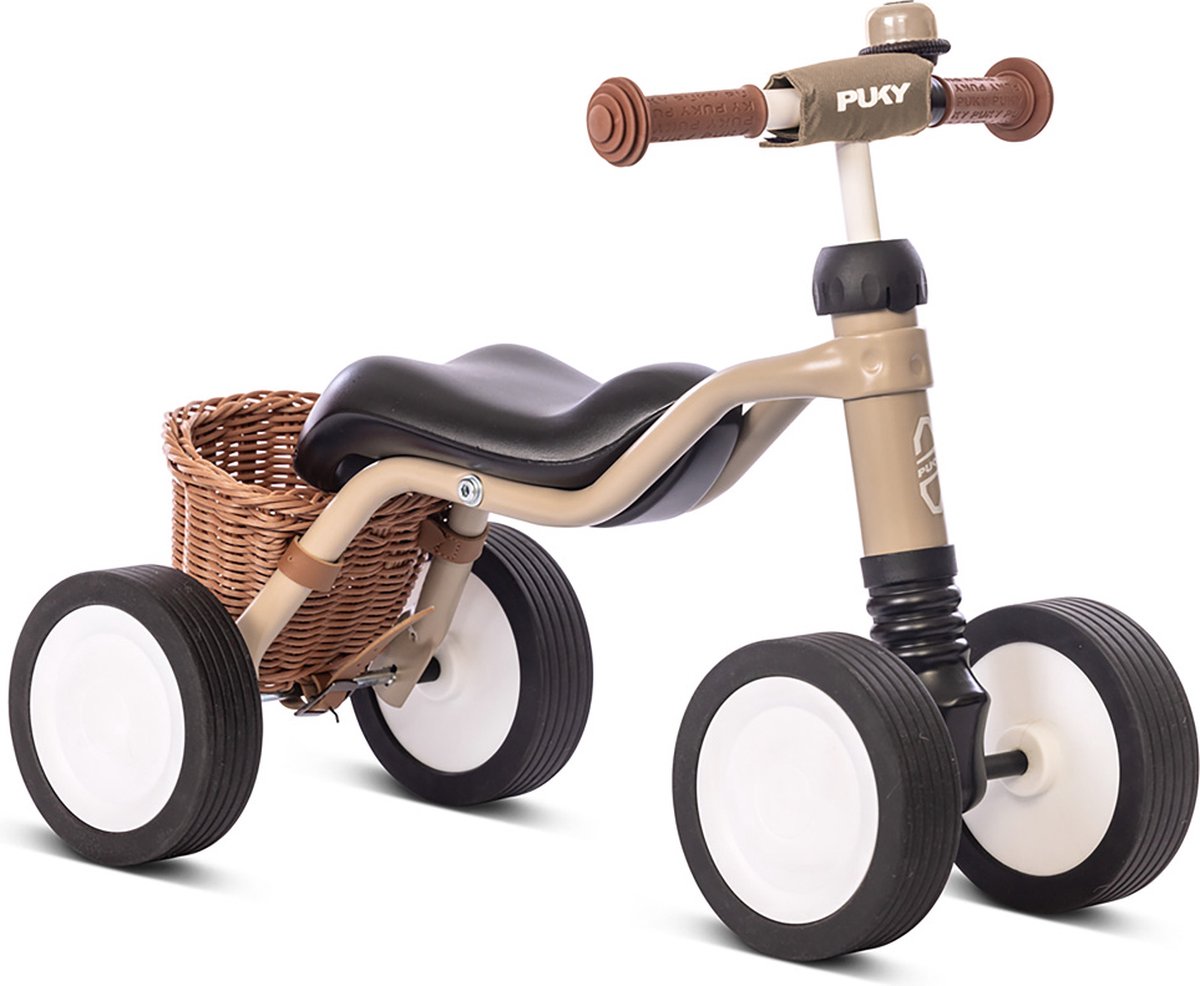 Draisienne Puky - wutsch - beige - avec panier et sonnette de vélo - à partir de 1,5 ans