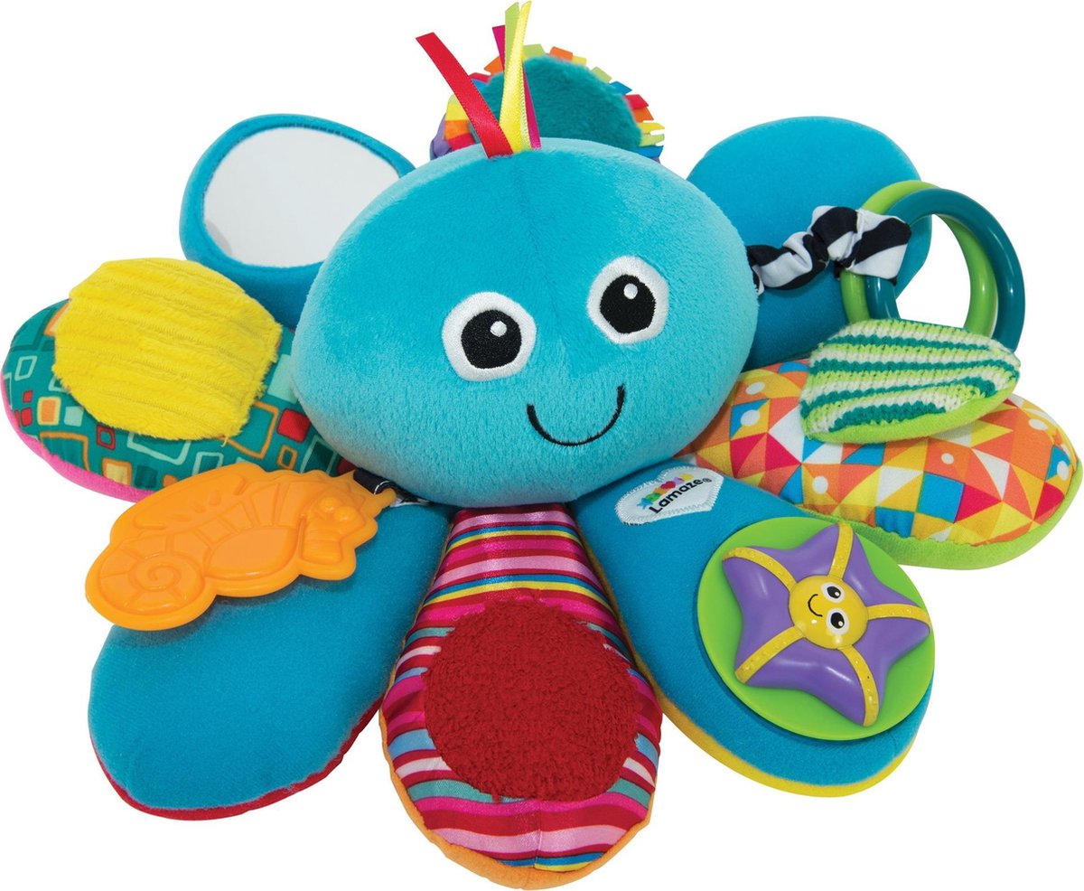 Calmar de jeu Lamaze - jouets éducatifs pour bébé - jouer et découvrir - peluche