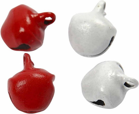 Société créative https: www.ccobby.nl bells-d-8-mm-red-white-50-piece-1-box