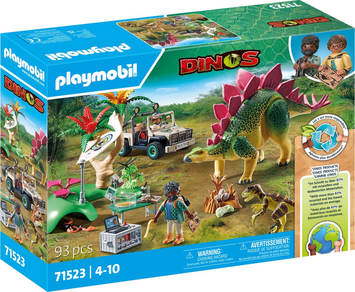 Playmobil Dinos Research Station avec dinosaures 71523