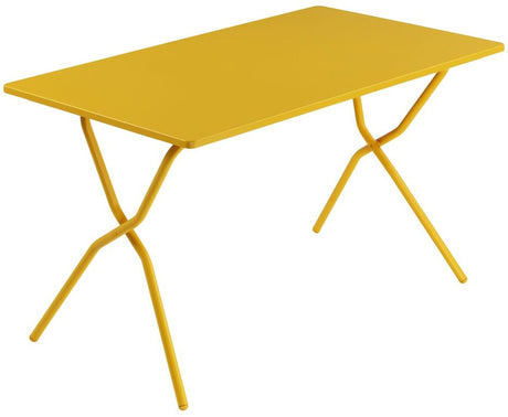 Table de balcon Lafuma - table bistro - table de jardin - pliable - 120 x 70cm - miel