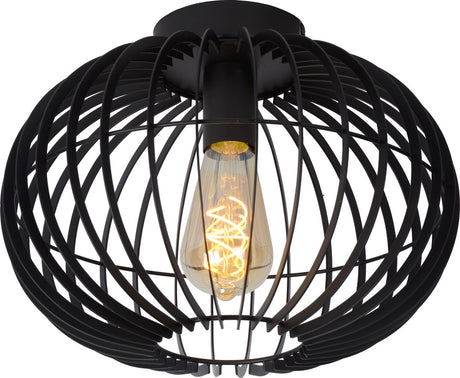 Lucide reda - plafonnier (plafonnier) - ø 32 cm - 1xe27 - noir