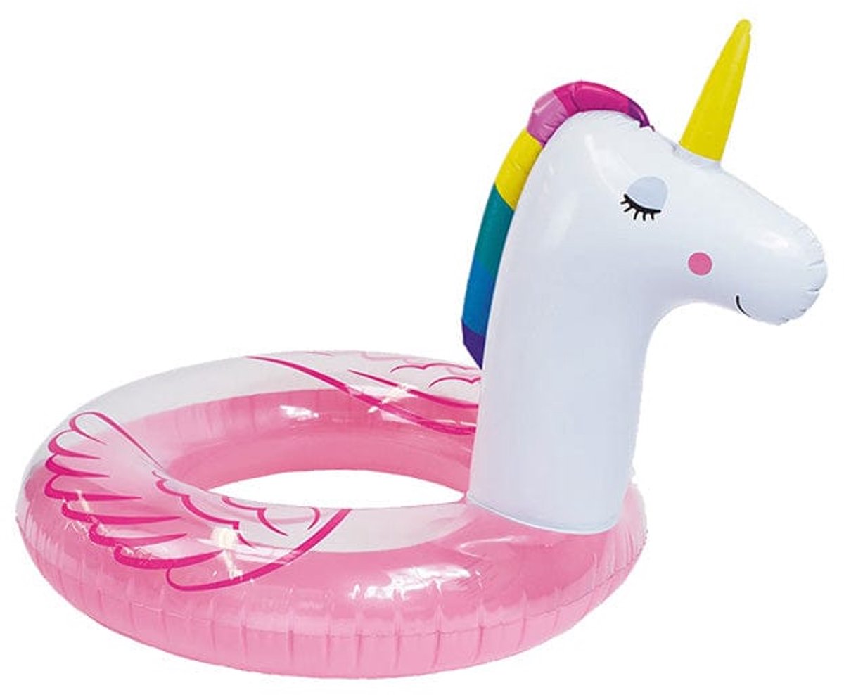 Paysage de rêve | piscine animalière licorne rose blanc ø 95 cm