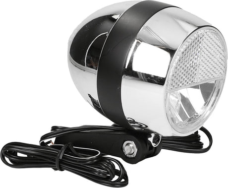 Cortina Headlight Amsterdam Dynamo Chrome Black