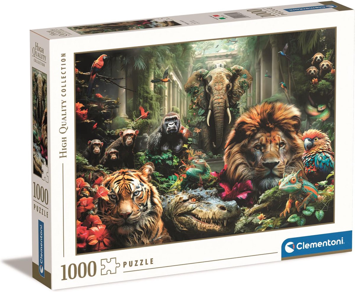 Clementoni puzzle jungle mystique, 1000 pcs.
