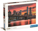 Clementoni puzzle rivière facile au crépuscule, 1500 pcs.