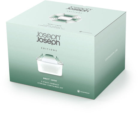 Joseph Joseph Nest Lock - Récipients alimentaires - Facile à empiler - 5 pièces - Vert