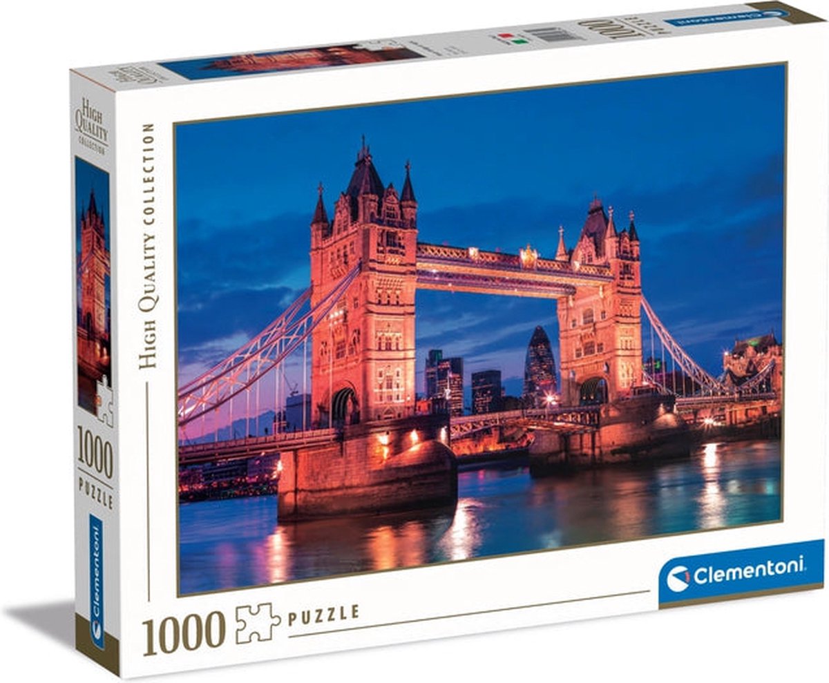 Clementoni puzzle Tower Bridge la nuit - 1000 pcs.