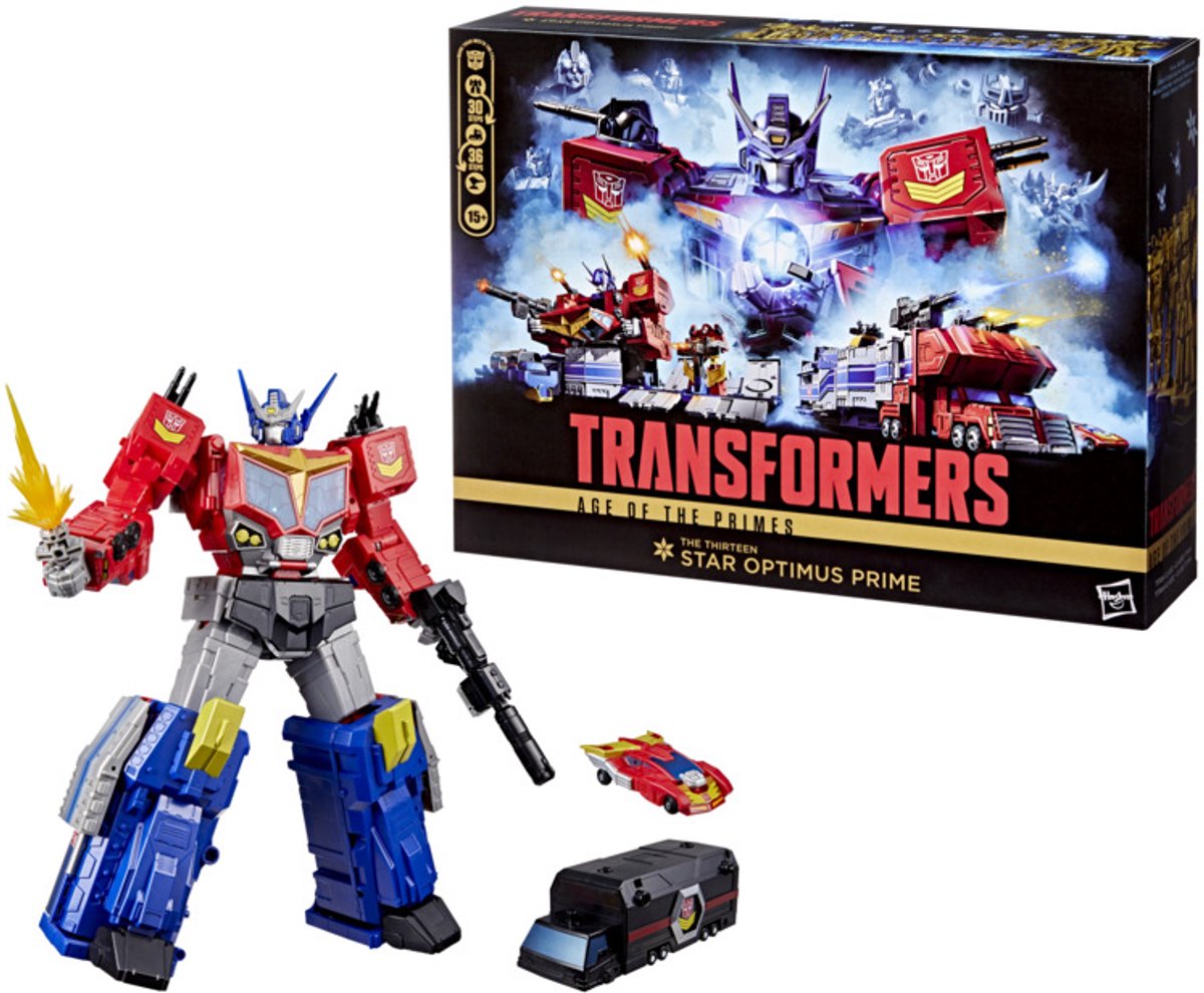 Hasbro transformateurs âge des primes les treize étoiles optimus prime