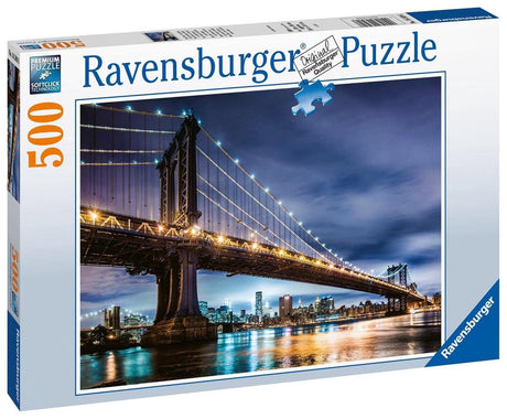 Ravensburger puzzle new york, la ville qui ne dort jamais - puzzle - 500 pièces