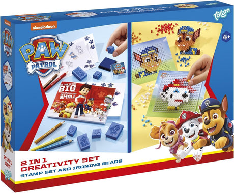 Paw Patrol totum 2in1 perles et tampons thermocollants | 3 pièces