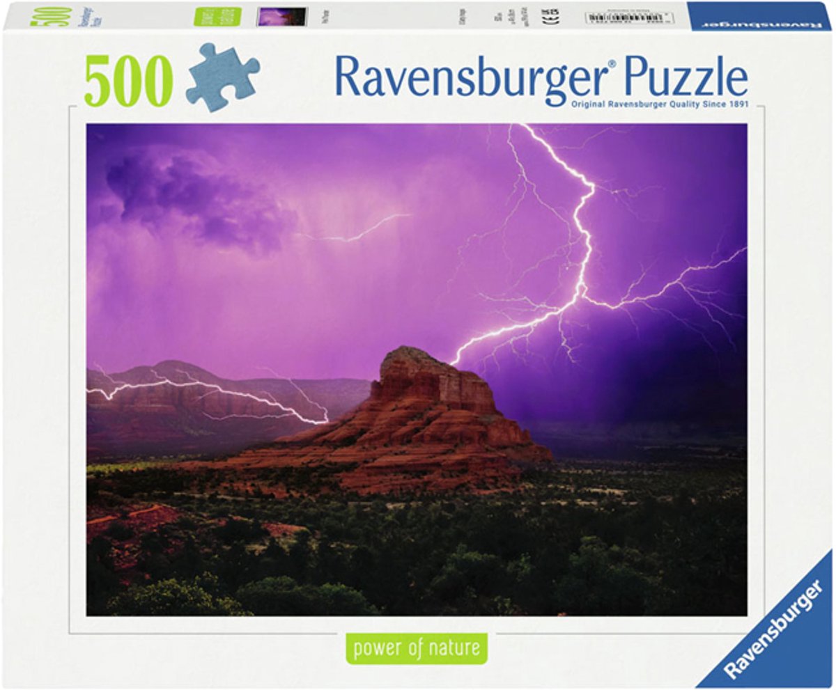 Ravensburger puzzle rose gewitterstimmung 500 pièces paysage.