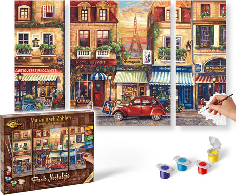 Peinture numérotée Skipper - Paris nostalgie