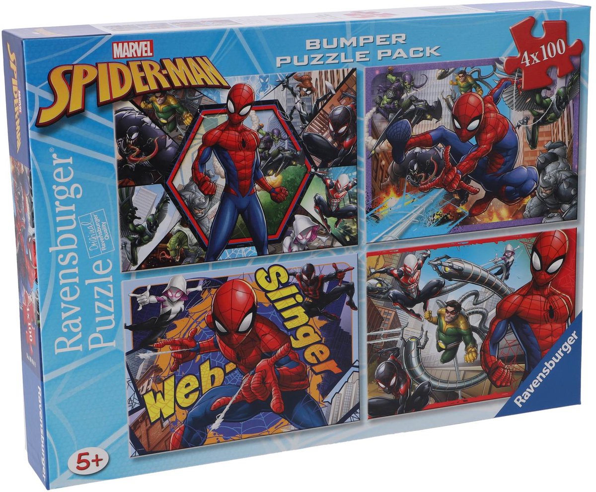 Puzzle Spiderman 4 en 1 100 pièces | 2 pièces