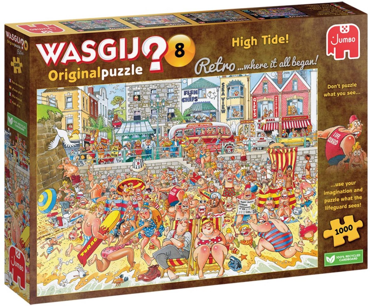 Jumbo wasgij rétro original 8 puzzle - inondation !, 1000 pcs.